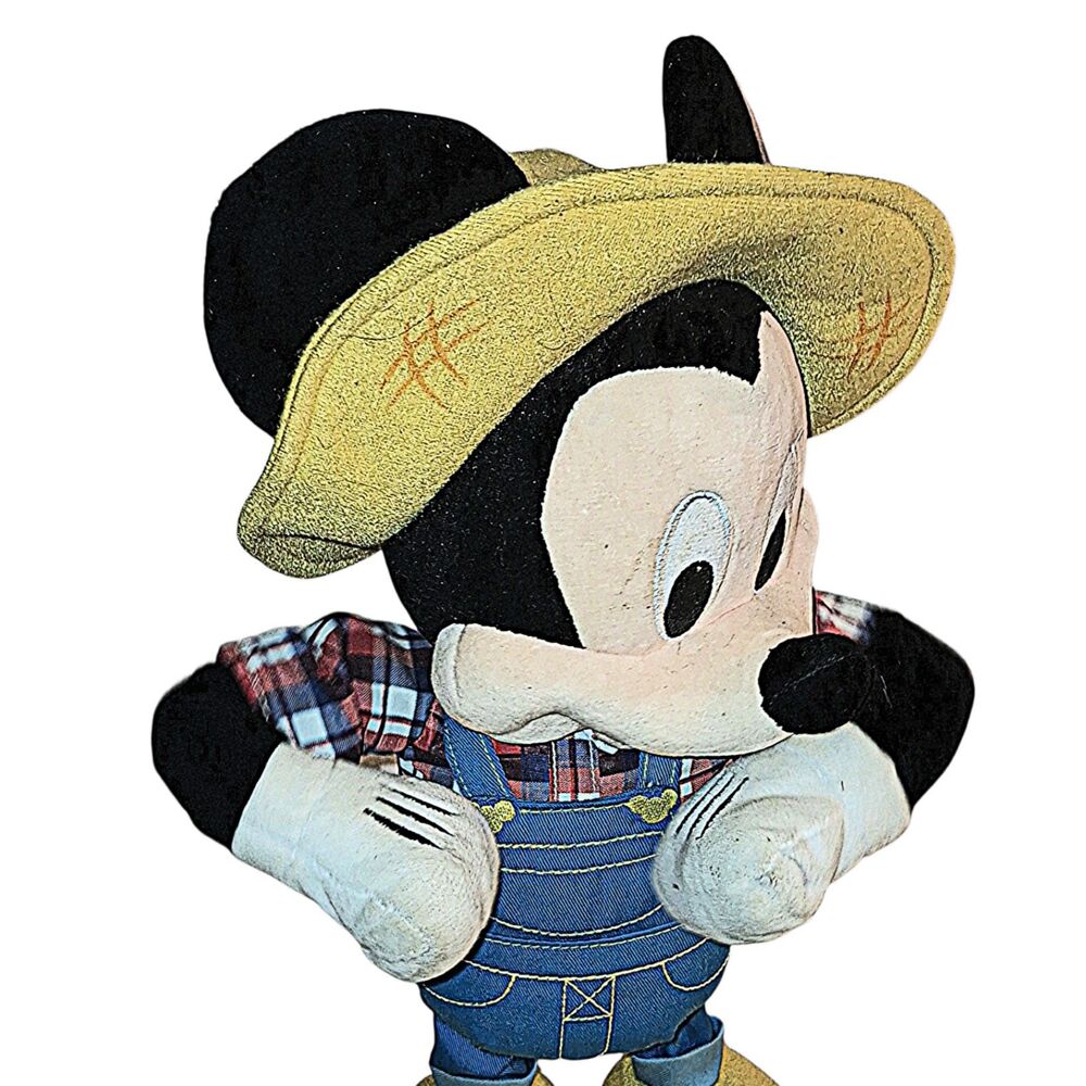 Disney Junior Farmer Mickey E-I-Oh! Singing Dancing Animated Plush Just Play 16"